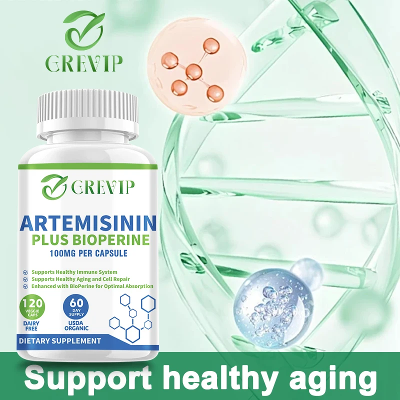 

Artemisinin 100mg - Natural Immune Support, Promotes Digestion, Absorption, and Healthy Aging, Non-GMO