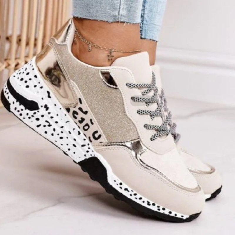 

Men's Vulcanize Shoes 2025 Sneakers Platform Shoes For Man and Women Leopard Print Lace-Up Breathable Shoes zapatos