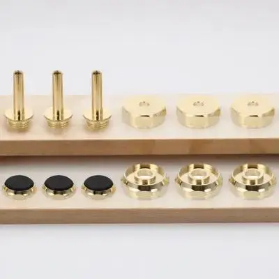 

Golden Trumpet Button Buckle Professional Copper Durable Press Cover Musical Instrument Supplies Trumpet Button Buckle