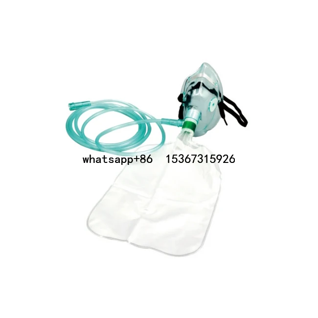 Non-rebreather oxygen mask (oxygen mask with reservoir bag)