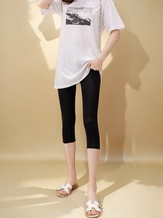 النساء طماق تقليم الفني العادي منخفضة الارتفاع Scrunched التنفس بحرية اليابانية منتصف الخصر سميكة سوداء رفع عالية Ootd الجوارب