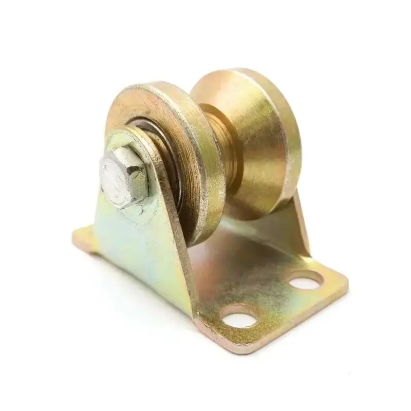 

5PC 31mm Diameter Steel Bearing Groove Rigid Caster Wheel V Type U Shape Heavy Duty Pulley for Sliding Door