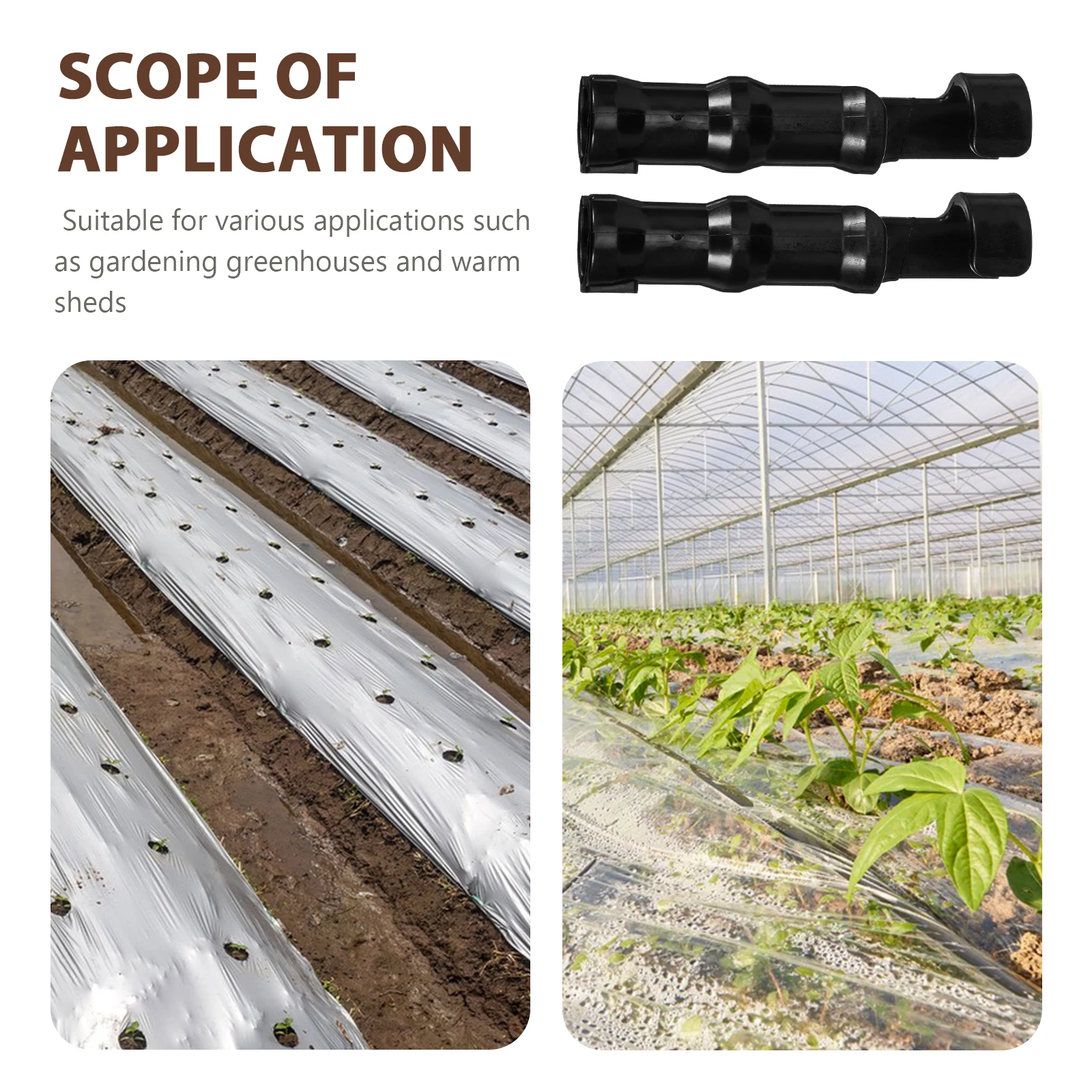 

30pcs Film Clamps Windproof Plastic Fixing Clips Solid Agricultural Cover Clamps For Greenhouse Supplies Gardenthermal Film