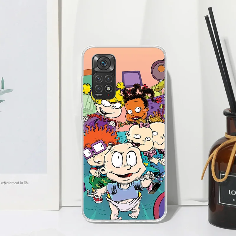 Cartoon R-Rugrat Phone Case For Xiaomi Redmi Note 13 14 12S 11S 10S 12 11E 10 Pro Plus 11T 9S 9 8T 8 7 Art Fundas Back Cover