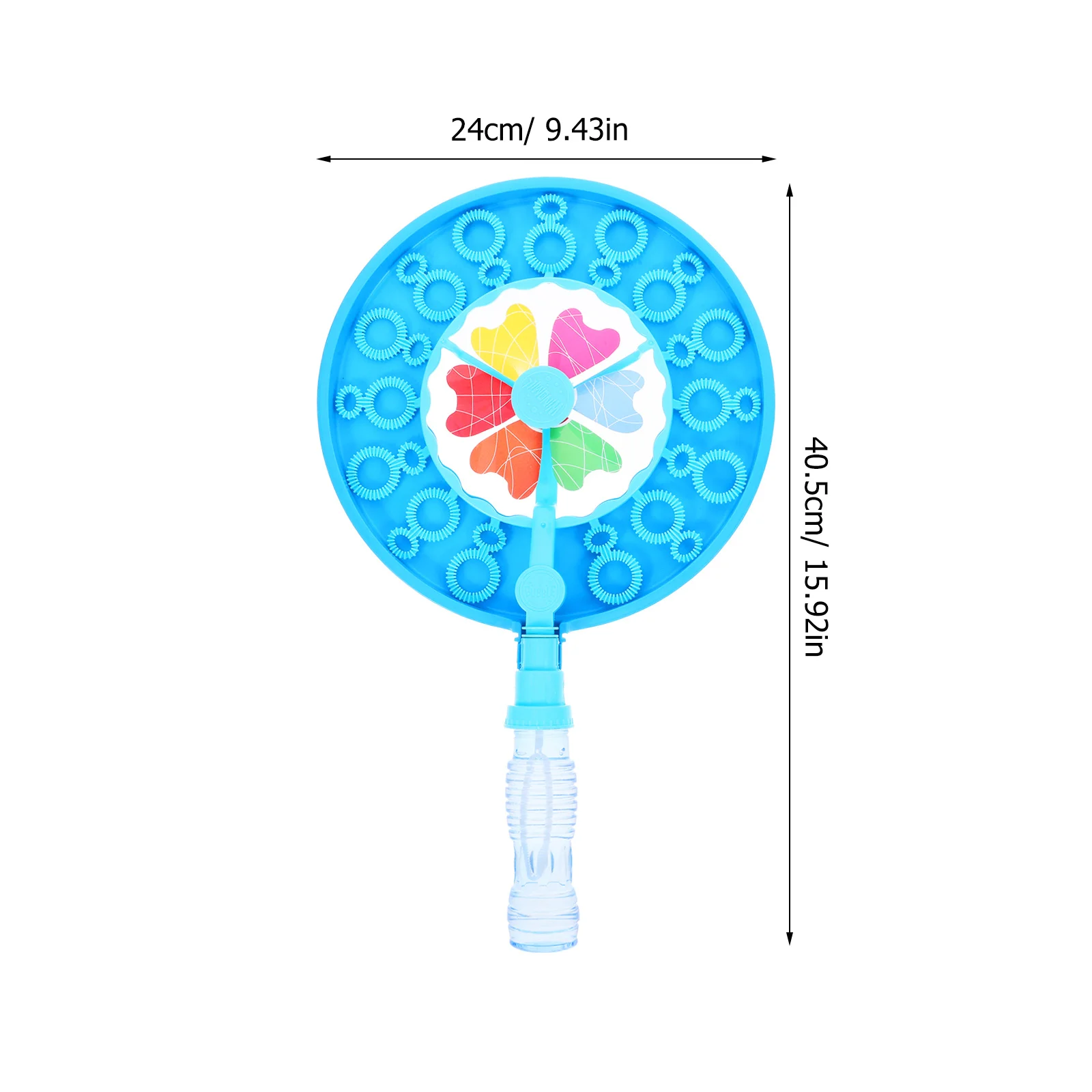 Handheld Windmill Bubble Blower Portable Cartoon Style Easy to Use No Strange Smell for Children's Knowledge and Joy