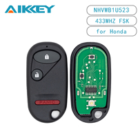 Car Key Fob Keyless Entry Remote FSK 433MHZ for Honda Civic Fccid NHVWB1U523 Car Key Replacement