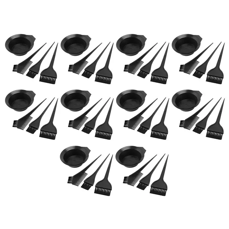 

Набор для окрашивания волос: 10 предметов, включая чашу, расческу и кисти, для тонирования и окрашивания.