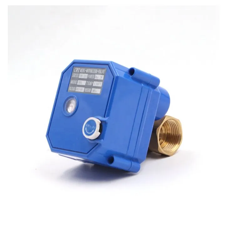 

25S 2 Way Motorized Valve Brass Ss304 Mini Electric Actuator Water Control Valve 3v 5v 6v 12v 24v 110v 220v DN15 DN20 DN25