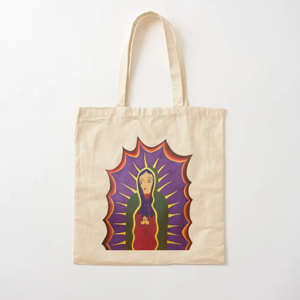 

Let Your Light Shine Guada Lupita painting by Michelle G. Mendoza Tote Bag Big bag women reusable shopping bags tote bag woman