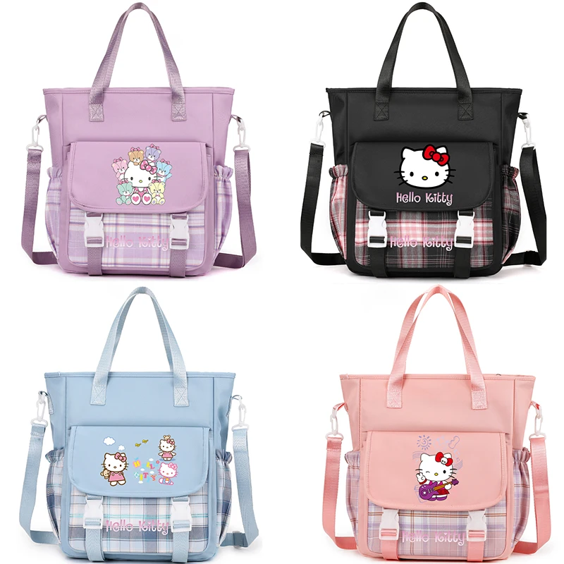 

Hello Kitty Shoulder Bag Crossbody Bag Handbag for Teenager Girl Boy Back To School Bag Men Women Leisure Messenger Bag Rucksack