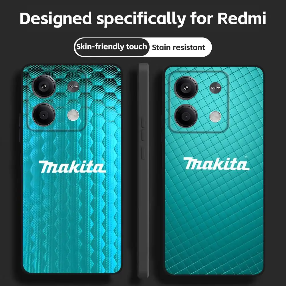 Чехол для телефона Cool Tool M-Makita LOOG для Redmi Note 14 13 12 11 Pro Plus S 5G 14C A3, мягкий черный чехол для телефона Чехол для телефона Cool Tool M-Makita LOOG для Redmi Note 14 13 12 11 Pro Plus S 5G 14C A3, мягкий черный чехол для телефона