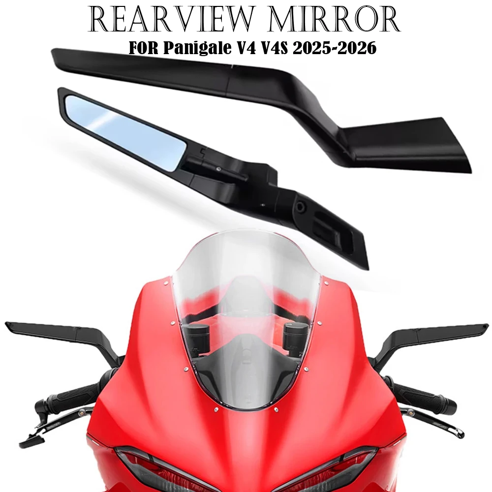For Ducati Panigale V4 Tricolore Panigale V4 Panigale V4 S 2025 New Motorcycle Rear View Mirrors Adjustable Aluminum Mirror