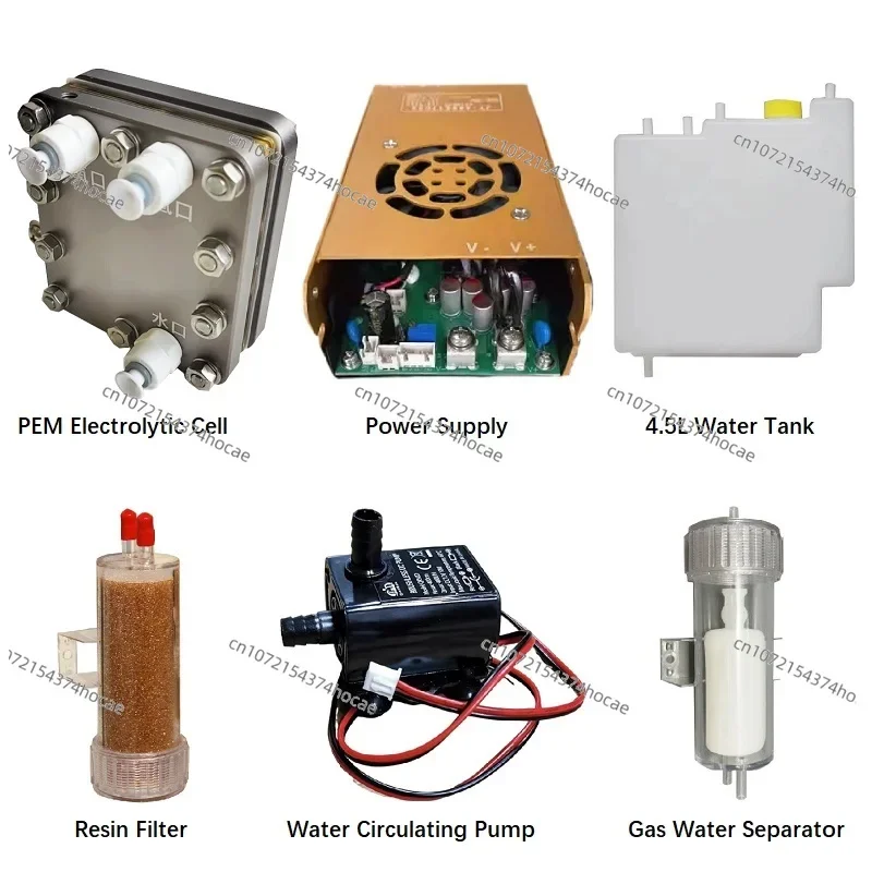 PEM Electrolytic Cell 20A Pure Water Electrolysis Hydrogen Production Absorption Machine for Hydrogen Rich Water Machine