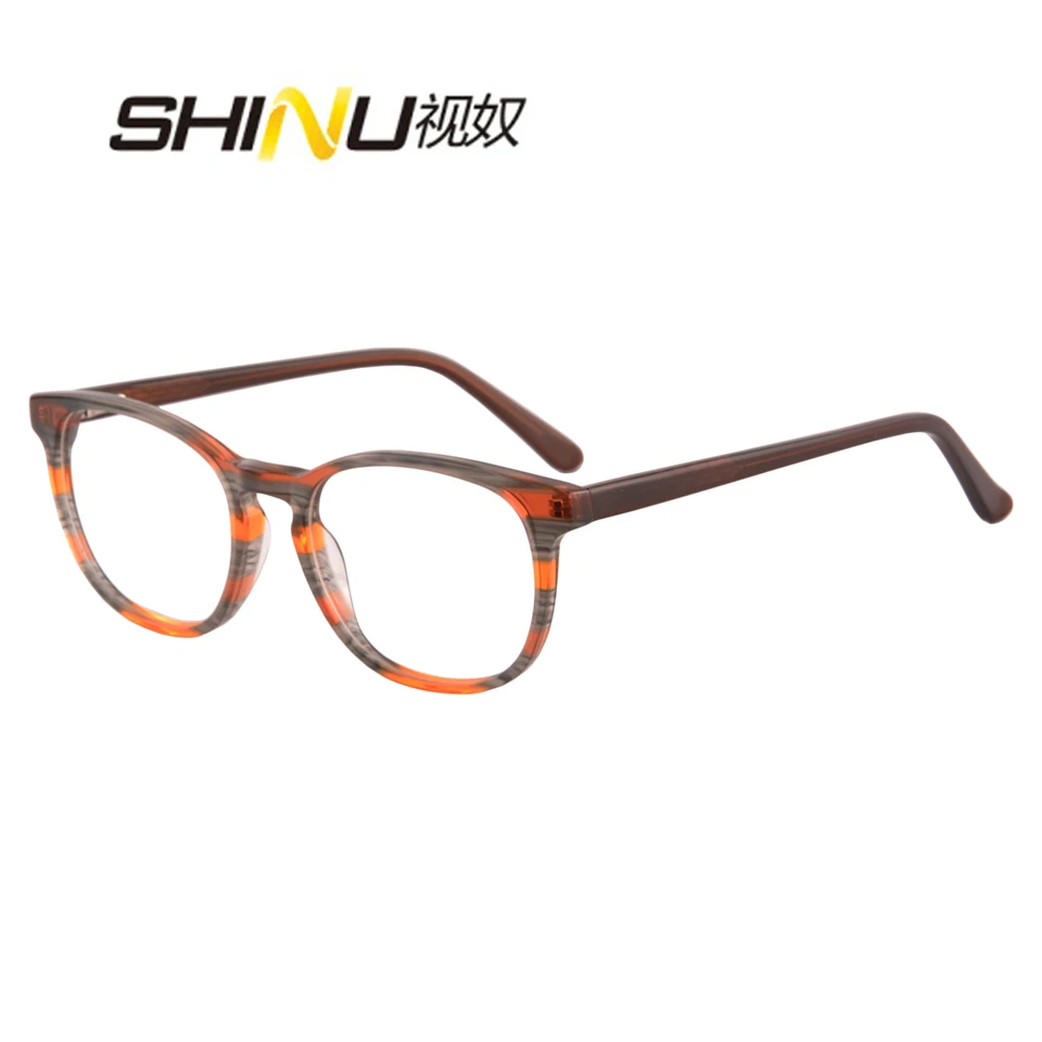 blue light glasses women smart progressive multifocal lenses progressive photochromic glasses woman acetate color frame  RD654