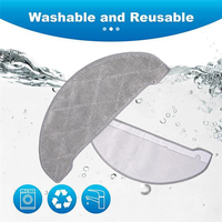 A17F-10PCS Mop Cloth Pads Set For IMOU RV1 Pro/RV1 Pro Max Spare Parts Household Cleaning Replacement Parts