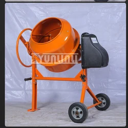 220V 850W 120L Concrete Blender Electric Concrete Mortar Mixer Cement ,animal Feed Mixer Drum Type Fertilizer Mixing Machine