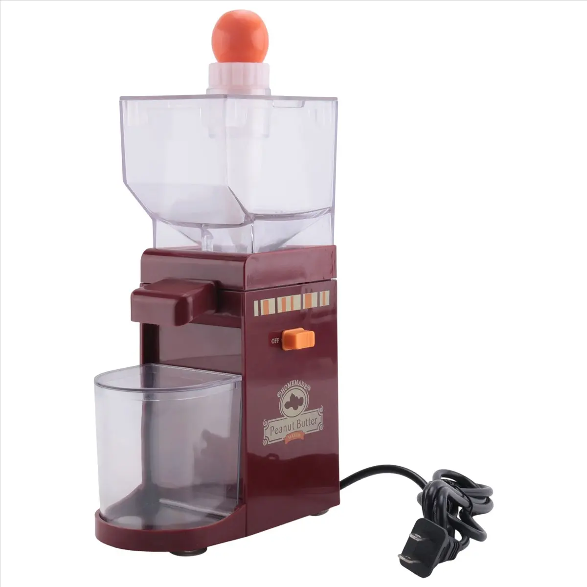 ABFS Electric Peanut Butter Maker Machine,Sesame Sauce Nut Grinder,Automatic Milling Grinding Machine,for Grinding US Plug