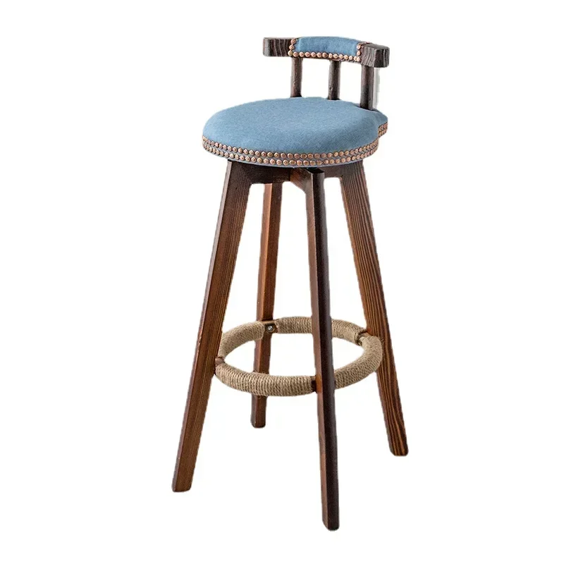 European Bar Chair Modern Kitchen Nordic Bar Stools Make Up Luxury Chair Minimalist Metal Chaise Haute Pour Bar Decoration