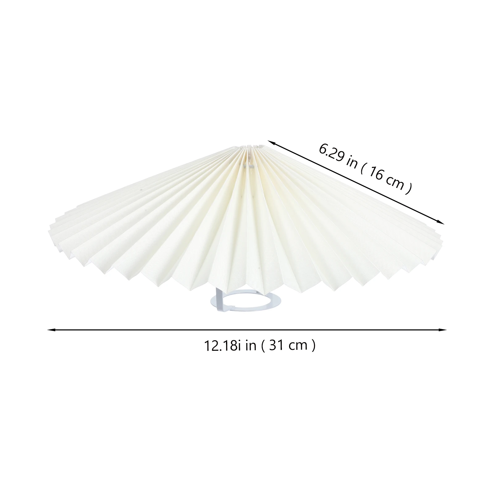 

Classic Umbrella Lamp Shade Fabric and Iron Material Soft Light Cover Household Decorative Lampshade for Bedroom Living