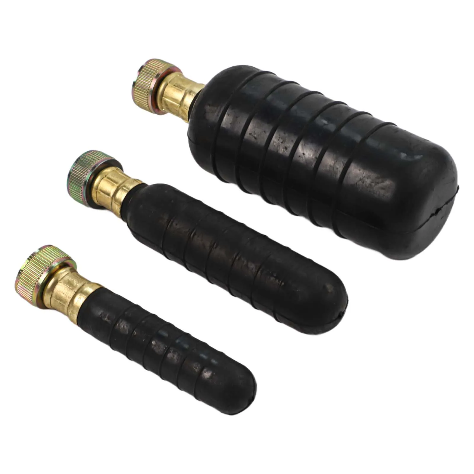 /3PCS /Drain /Bladder Kit Rubber Pipe Unclogger For 1-6 Inch Sewer Line Bathroom Sink Shower Swimming Pool Drain Cleaning Tool