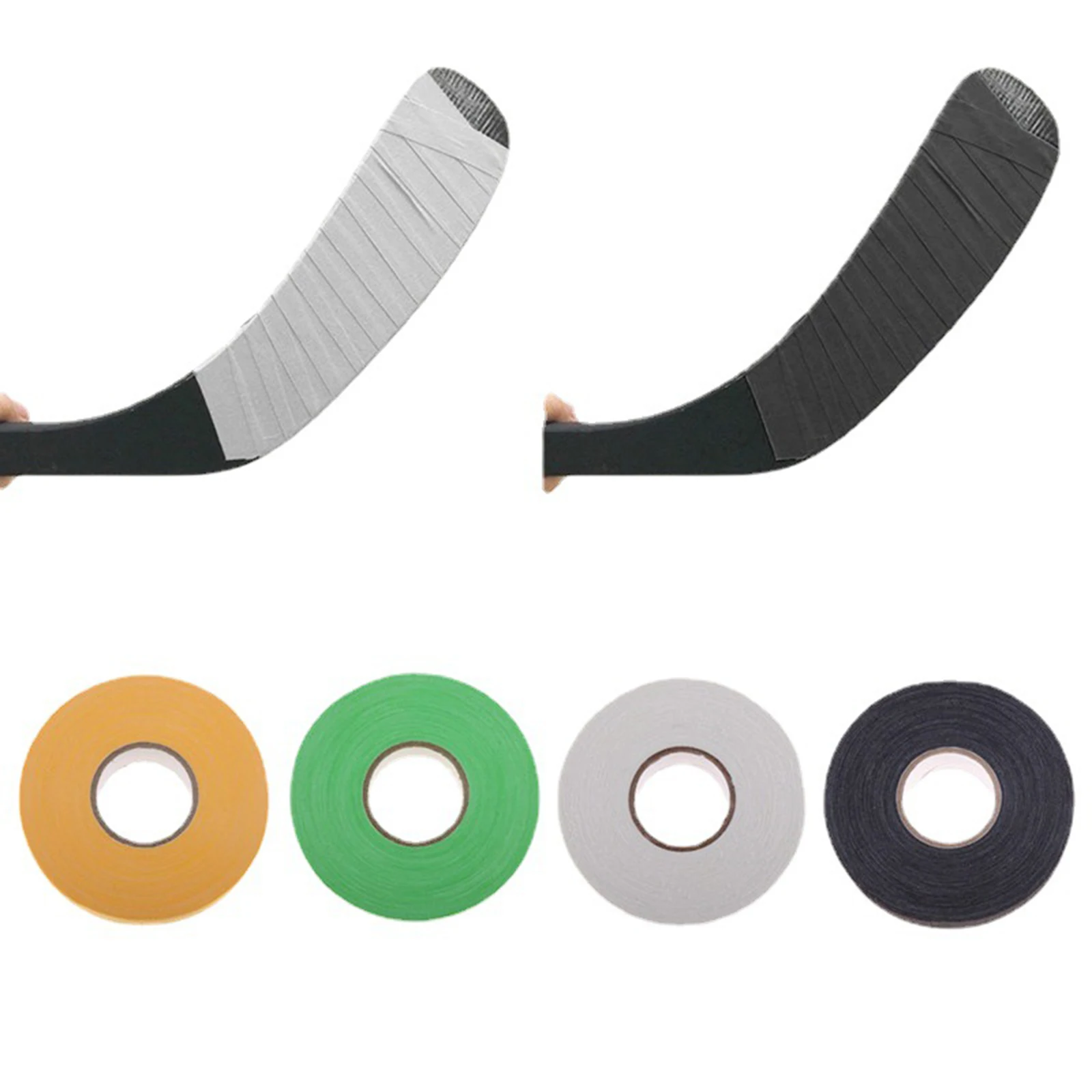 Eishockey-Stoffband, 2,5 cm x 25 m, Springseil, Golfstange, Schlägerband, Hockeyband