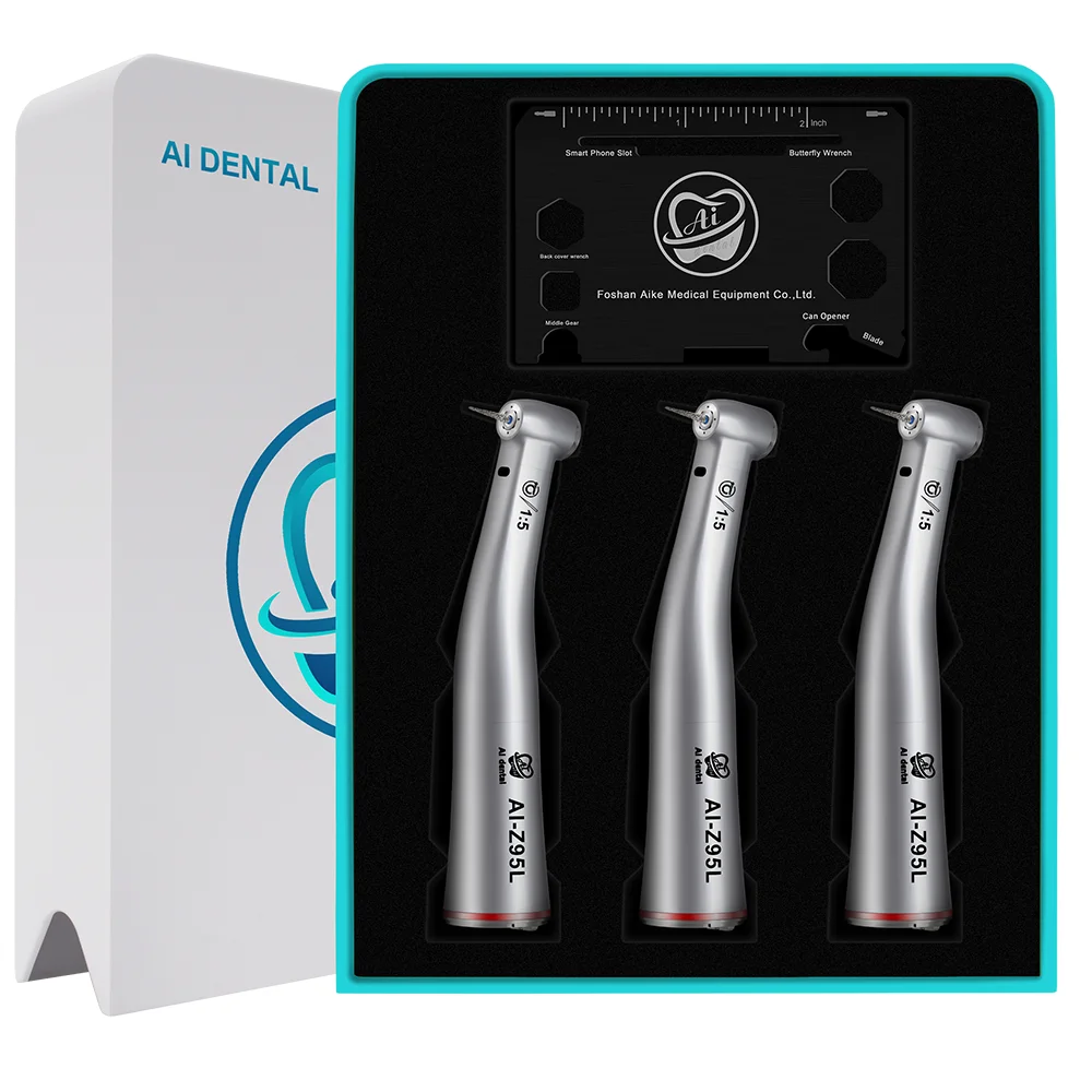 Dental S3 Series contrangolo a bassa velocità contro la fibra ottica odontoiatria LED micromotore strumenti di lucidatura regalo dentista