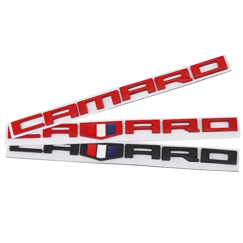 Car Sticker Metal CAMARO Badge Emblem Decals for Chevrolet Chevy Camaro Cruze Equinox Captiva Aveo Silverado Lacetti Spark Sail