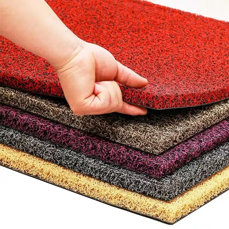

Thiened Encrypted Entrance Door Mat Silk Circle Anti-Slip Door Mat Cusizable Free Cutting Doorway Mat Home Entrance Mat