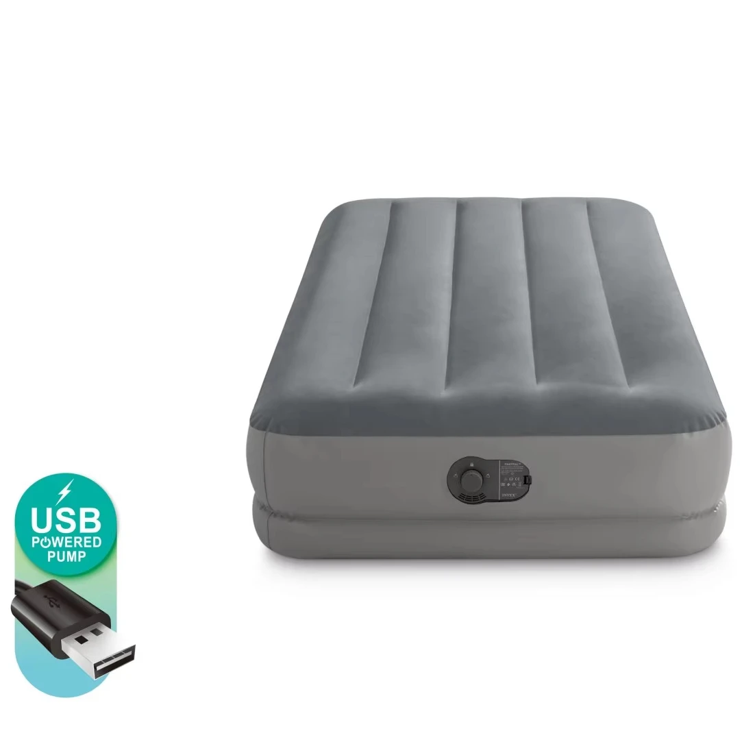 

INTEX 64112 Inflatable Mattress with USB PUMP Thickened Bed for Home Furniture Lunch Break Convenient Camping Car Beds Outdoor