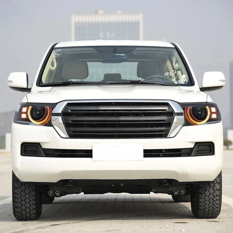

Комплект из 2 светодиодных фар для Toyota Land Cruiser LC200 2016-2021 с ДХО и динамическим поворотником, автомобильные аксессуары