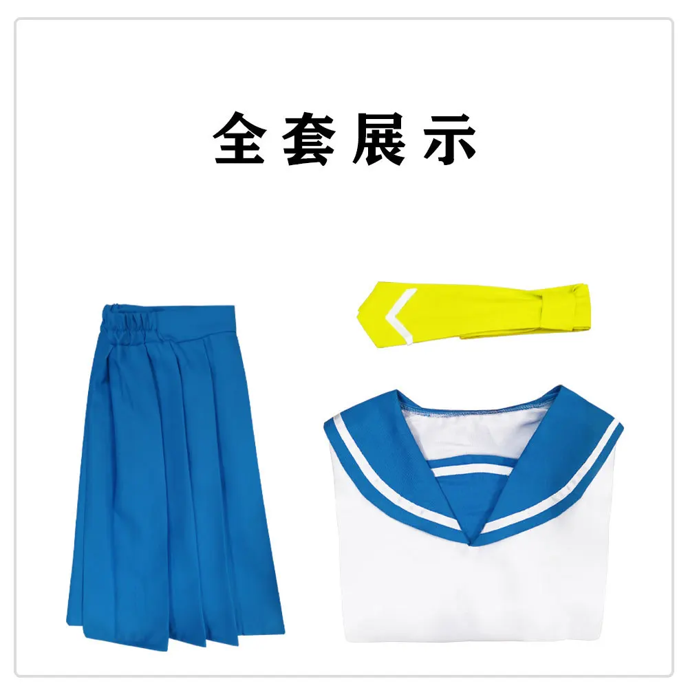 Higurashi When They Cry Cosplay Ryugu Rena Costume School Uniforms Ailor Skirts Halloween Carnival Party Suit