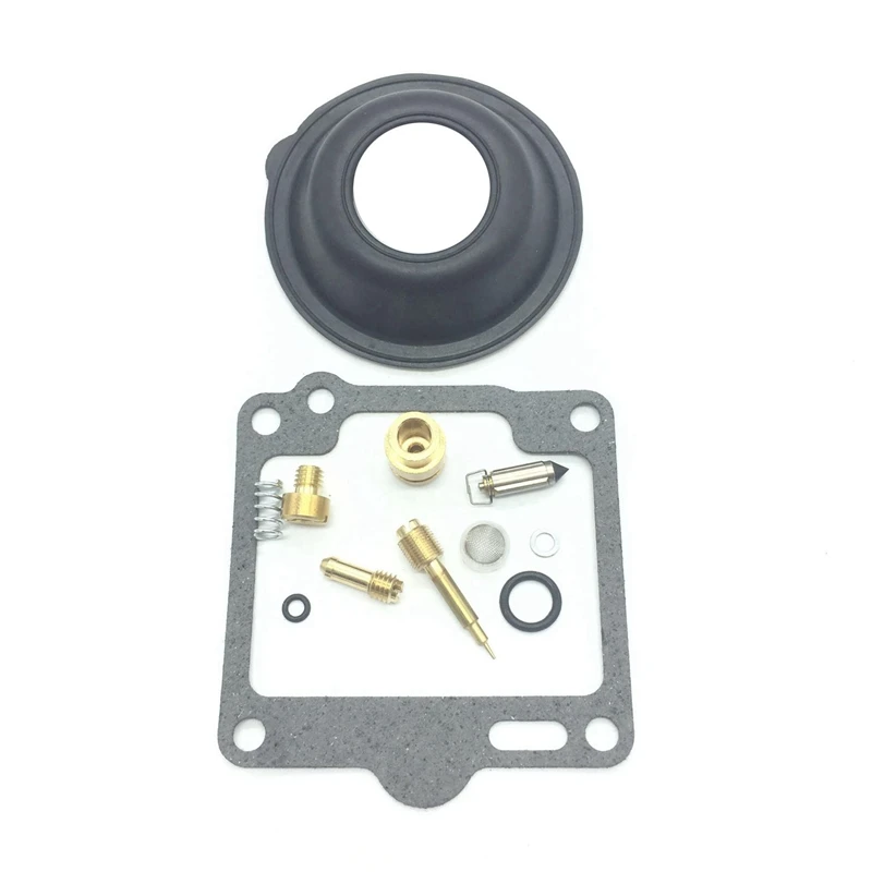 3 Set Motorcycle Accessories:1 Set Plunger Diaphragm Carburetor Repair Kit & 2 Set Diaphragm Valve Gasket Parts Set