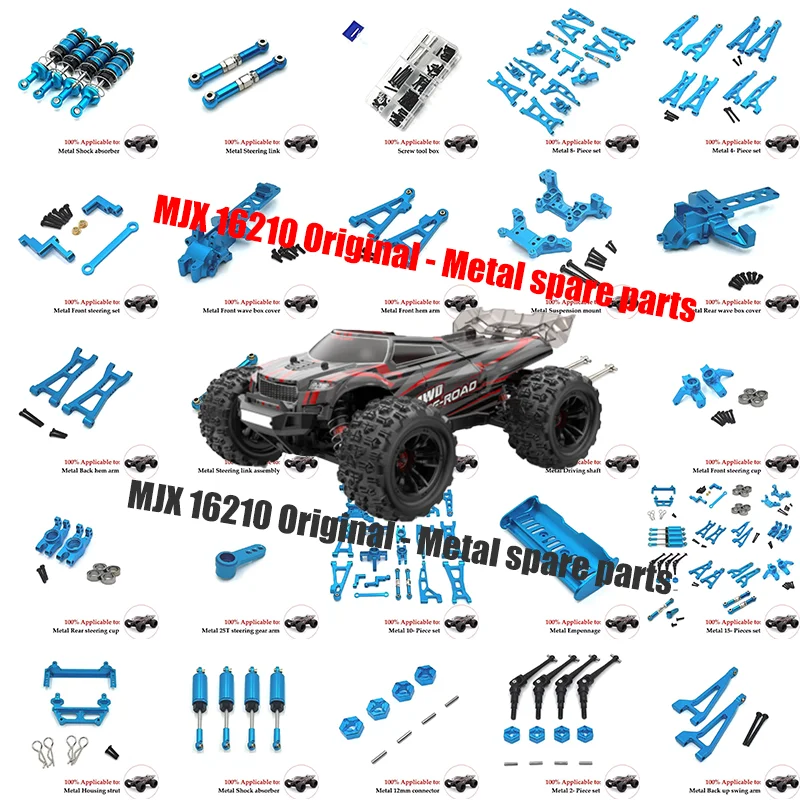 

Обновленная Алюминиевая версия, полный комплект для автомобилей Mjx 16207 16208 16209 H16H H16P H16E 1/16 Φ R/C