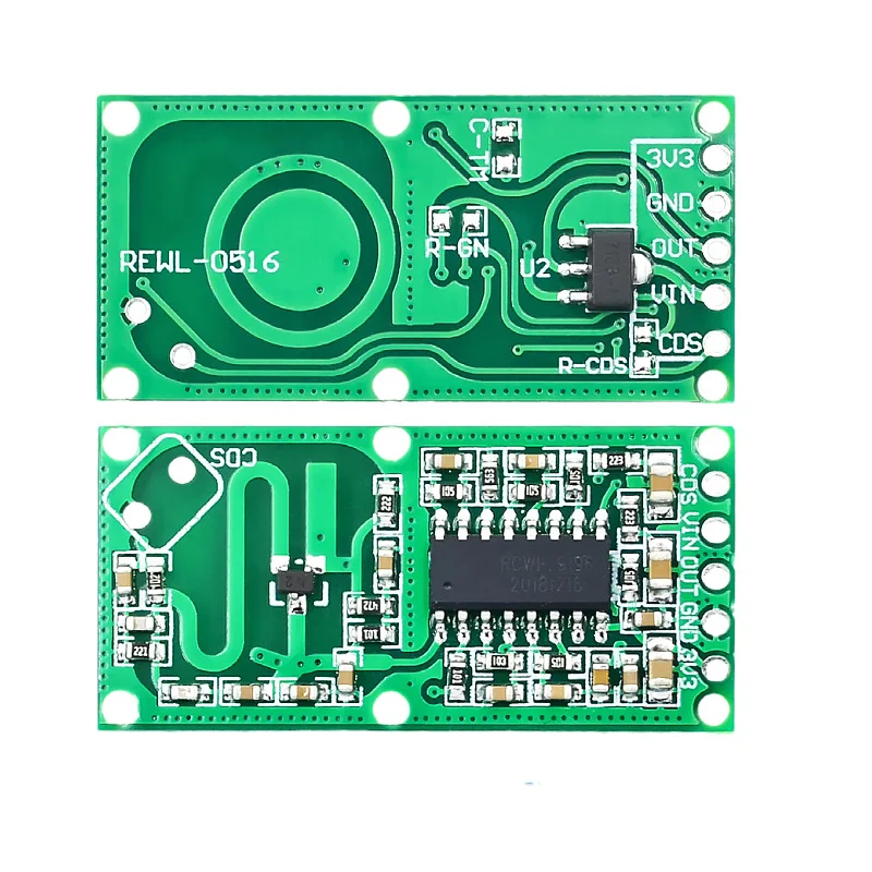 RCWL-0516 Microwave Radar Sensor Switch Module Human Body Induction Smart Detector