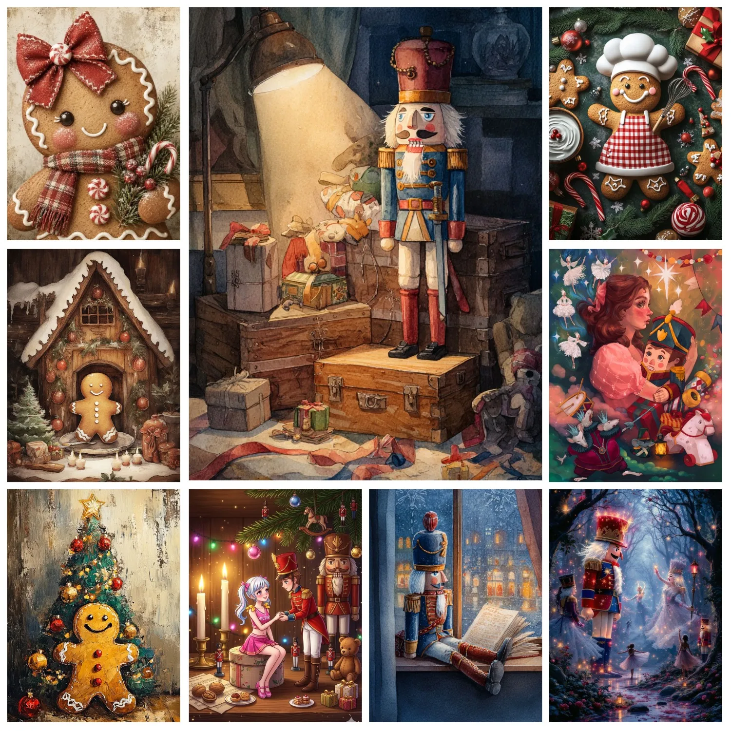 Embroidery Pattern - New Christmas Theme DIY Diamond Painting