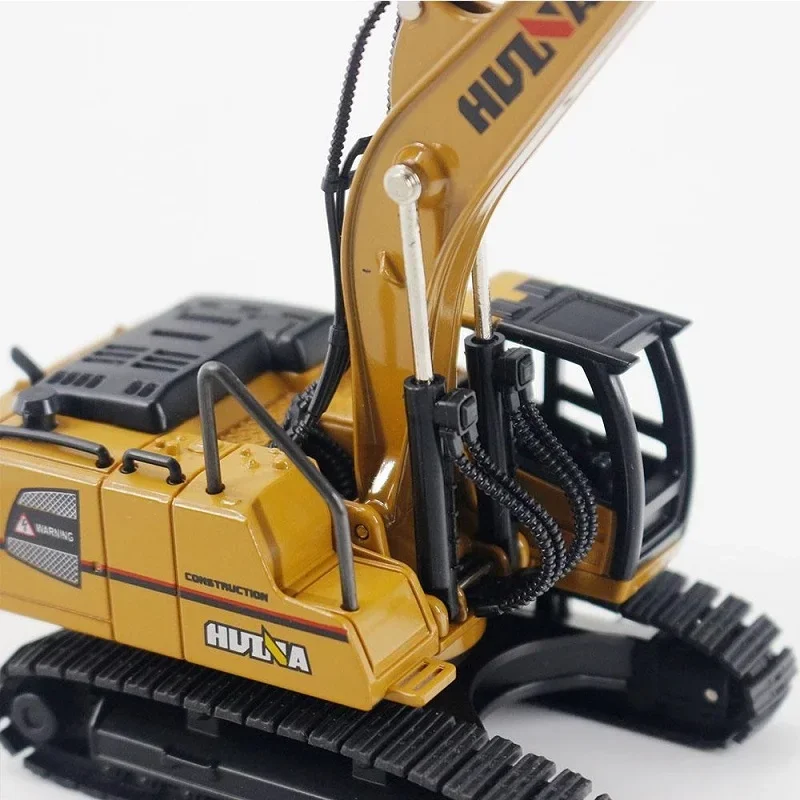 1:60 in lega di metallo trapano escavatore camion pressofuso modello di auto giocattoli simulazione ingegneria veicolo cingolato regalo per bambini