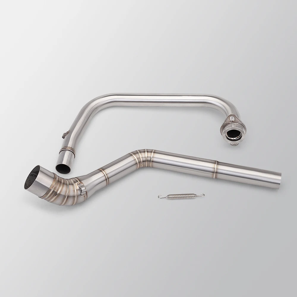 

universal 51mm Escape motorcycle full exhaust system head middle connecting pipe racing elbow motorcycle NS200 NS 200