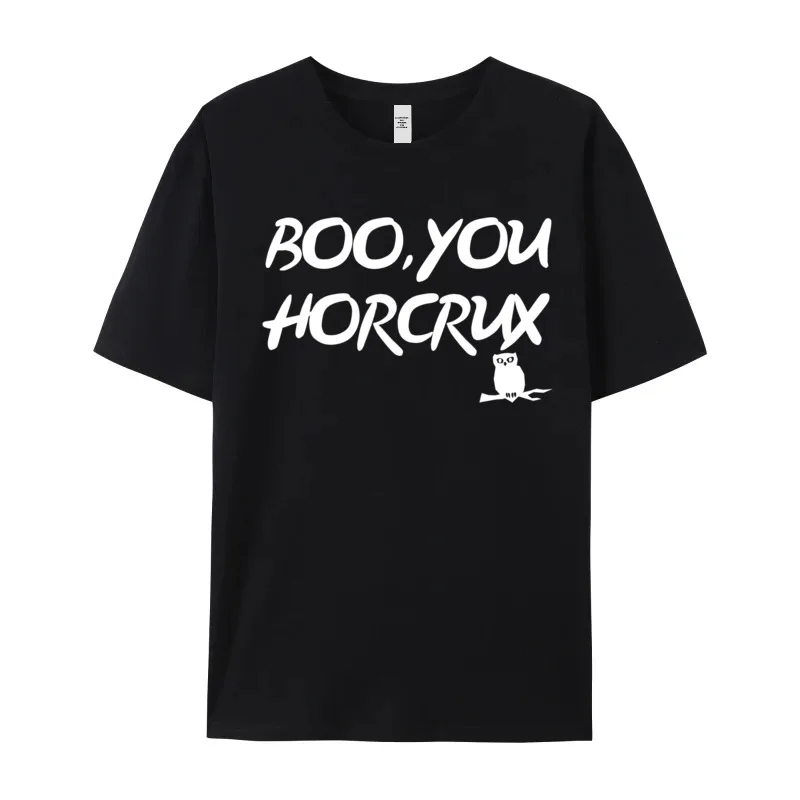 BOO YOU HORCRUX SHIRT 26 Tshirts Classic Short Sleeve Graphic O-Neck 100% Cotton Tops Tees Funny T Shirts Gift Idea Christmas