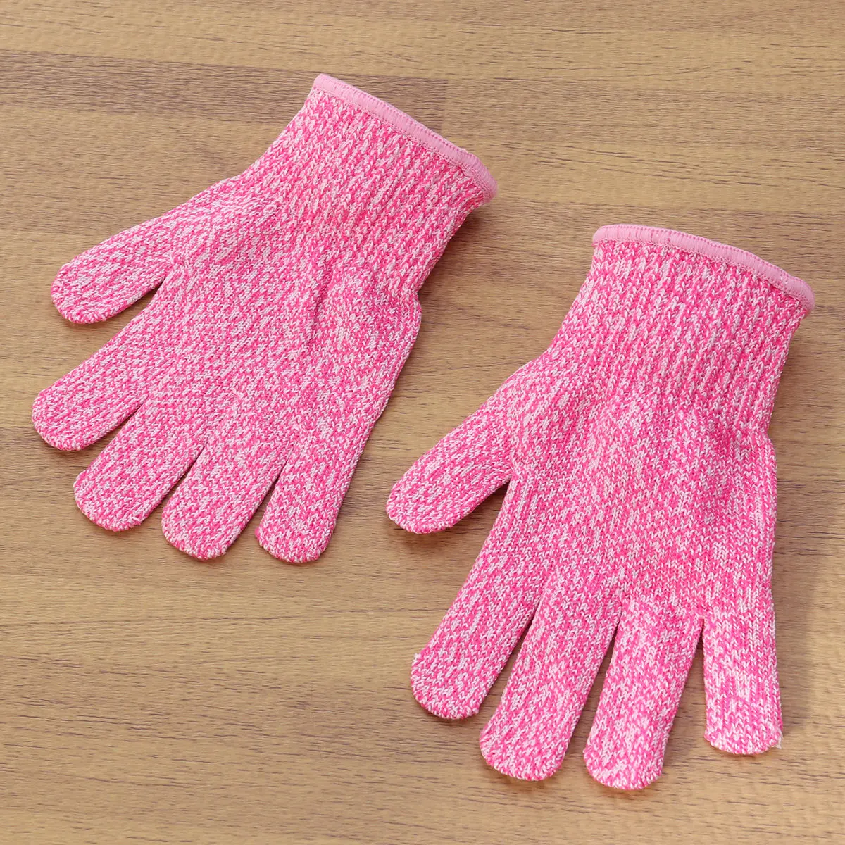 

1Pair Anti-Cutting Kids Gloves Level 5 Cut Resistant Kitchen Safety Protective Gloves for Slicing Peeling