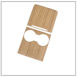 Wood grain carbon fiber sticker for tesla Y central control 2021 model 3 tpu film protection sticker