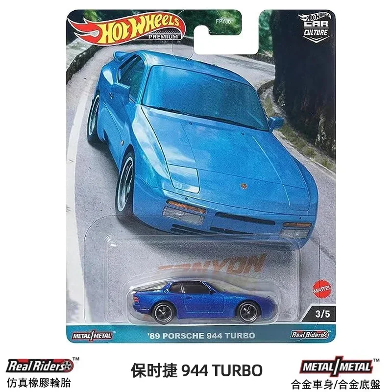 Original Mattel Hot Wheels 1/64 Car Culture Canyon Warrior BMW Porsche 944 Turbo Ford Vehicle Toys for Boys Collection Kids Gift