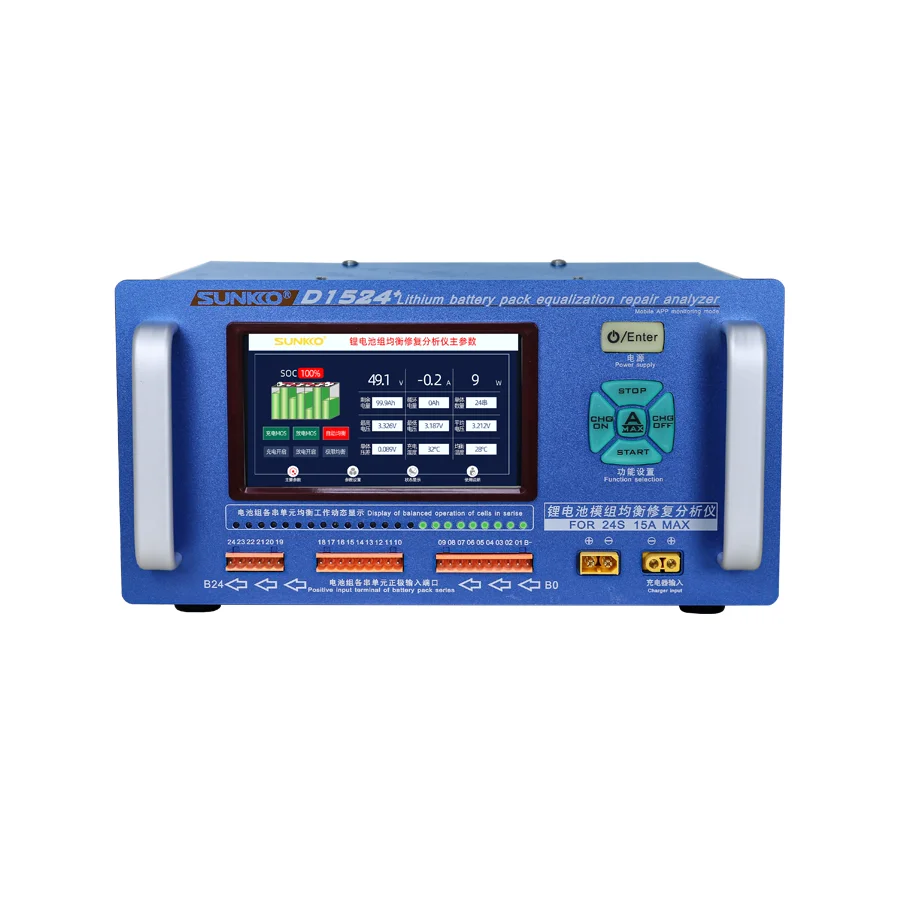 D1524+ 15A High Current Lithium Battery Pack Equalizer And Analyzer Battery Voltage Equalizer For Electric Vehicle