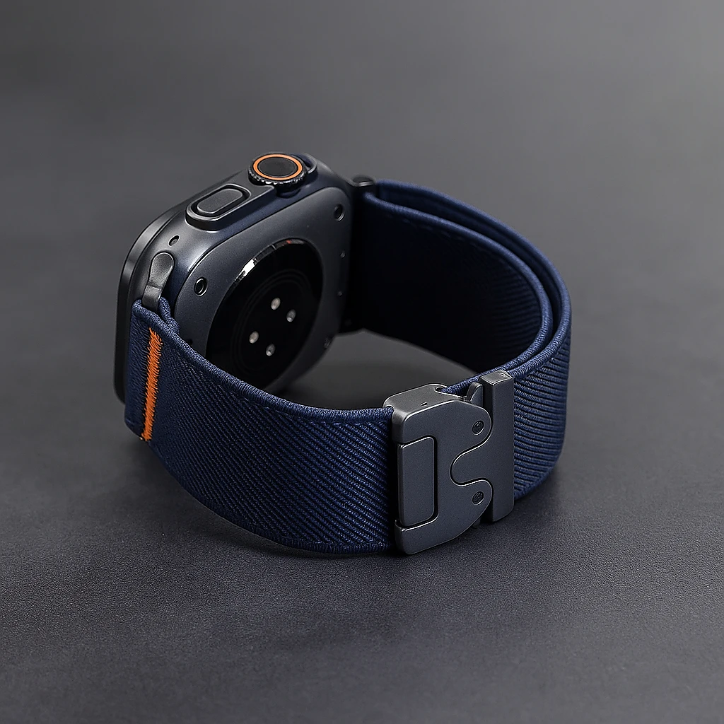 Correa de paracaídas para Apple Watch 10 band 40mm 44mm 46mm 49mm 45mm 41mm pulseras de nailon IWatch correa Series 11 9 8 7 SE ultra2 3