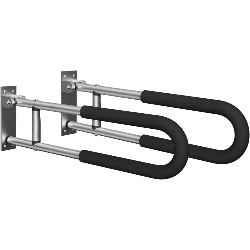 

Grab Bars Rails 23.6 Inch Toilet Handrails Bathroom Safety Bar Hand Support Rail Handicapped Handrail Accessories