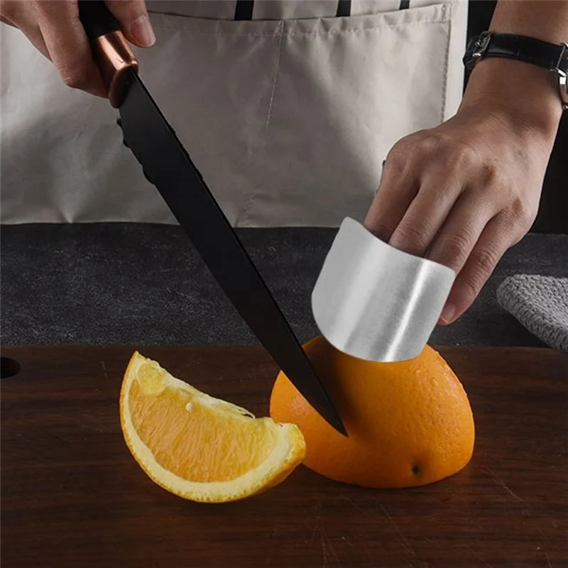 ABKJ-Stainless Steel Finger Guard, Multifunctional Finger Protector Finger Guard For Cutting Kitchen Tool