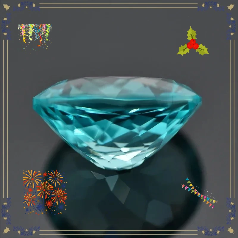 

Wholesale New Lab Grown Paraiba Sapphire Top Quality Oval Cut Gemstone