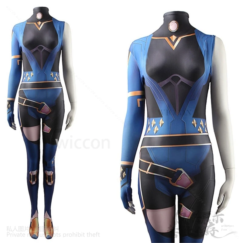 Anime Game Valorant Cosplay Reyna Kostuum Sexy Jumpsuit Outfits Kinderen Mannen Vrouwen Halloween Carnaval Pak Pruiken Ring Props Cos