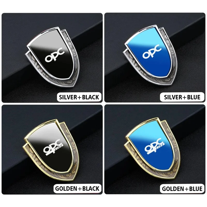 ملصقات السيارات ملحقات معدنية ثلاثية الأبعاد ملحقات السيارات لأوبل opc opcline astra h j k g vectra b c zafira b corsa c d