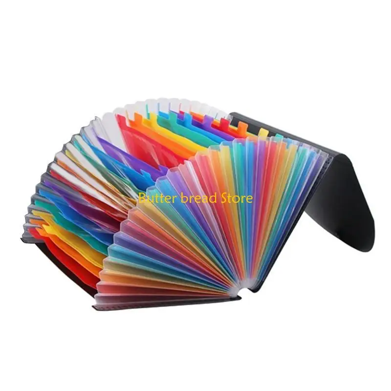 مجلدات ملفات الجيب W89C، منظم ملفات أكورديان مع جيوب، حجم حرف مجلد ملفات قابل للتوسيع لمنظم المستندات