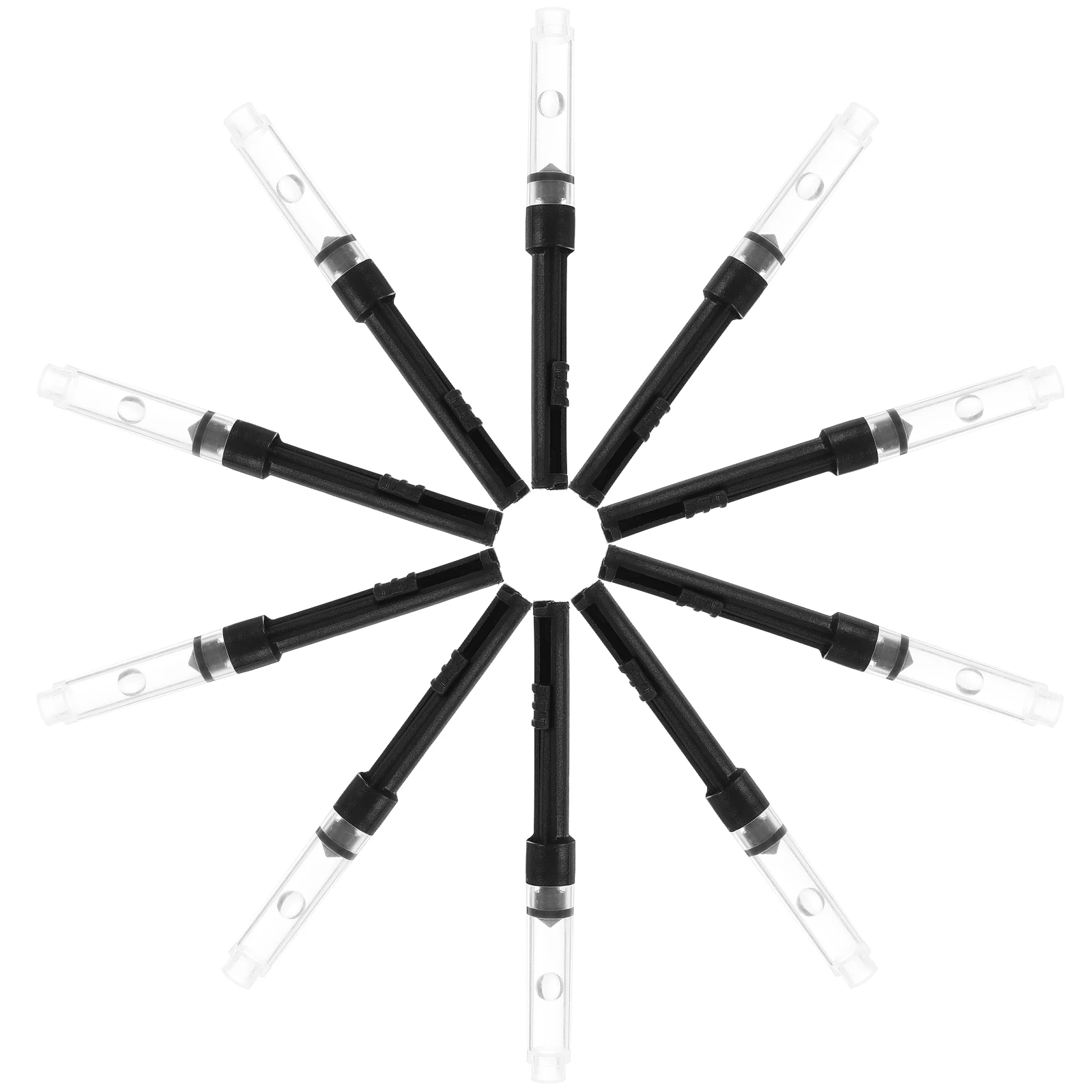 10Pcs Fountain Pen Ink Absorber Plastic Ink Spring Converter Tool for Fountain Pen Accessories Korean School Supplies